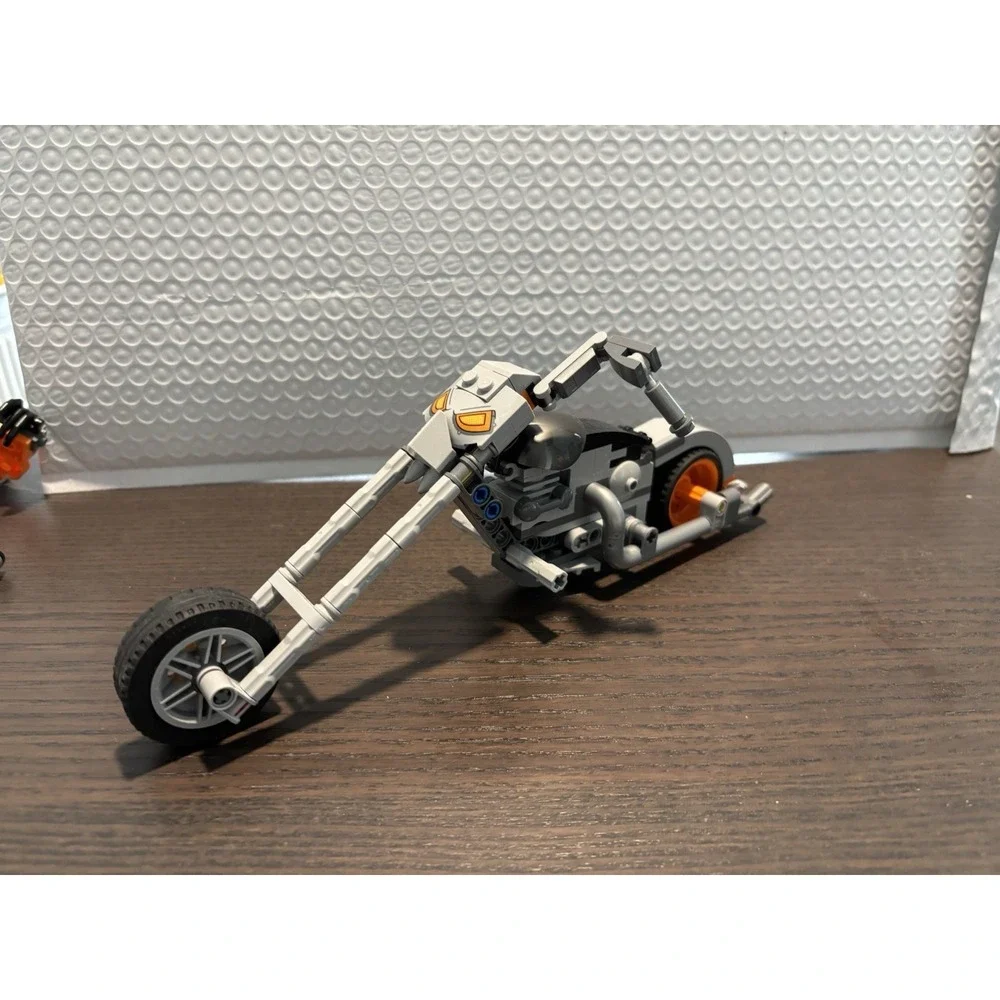 LEGO Super Heroes Marvel Ghost Rider Mecha Suit & Bike 76245 Toy Blocks Rare Toy